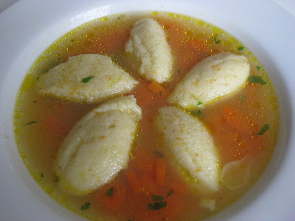 Semolina Soup Dumplings