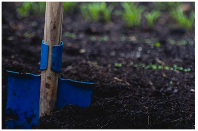 Various methods of adding compost to garden soil.